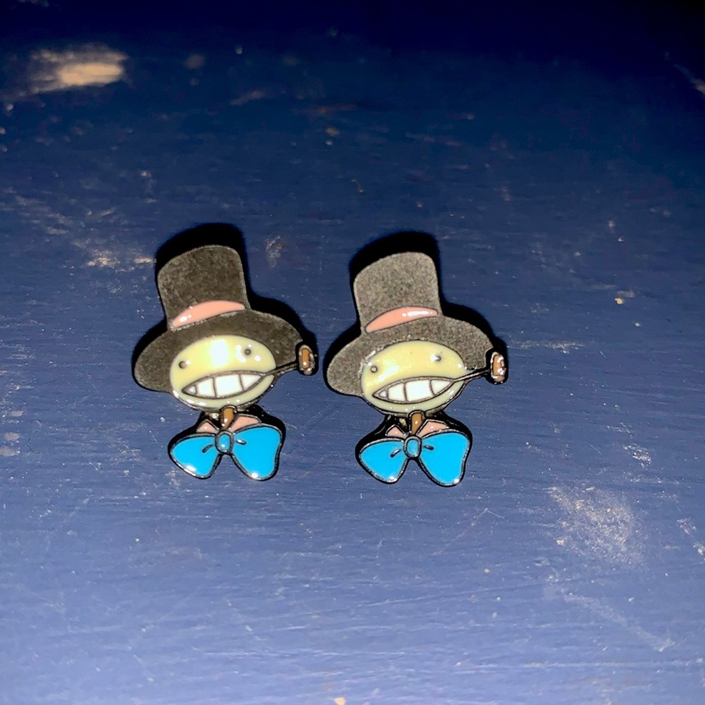 Turnip Head Howls Moving Castle Earrings
